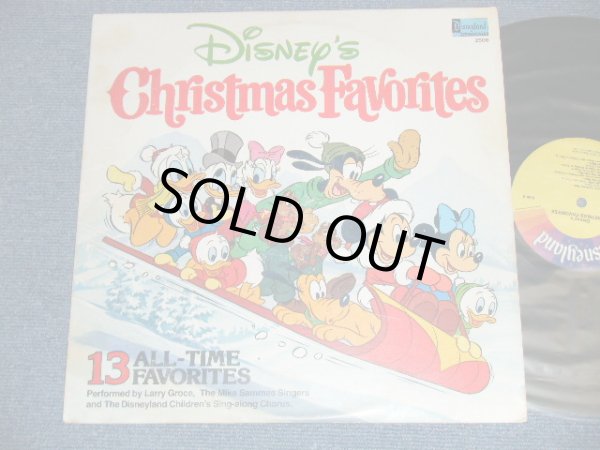 画像1: v.a. OMNIBUS ( LARRY GROCE.The MIKE SAMMES SINGERS,and The DISNEYLAND CHILDREN'S SING-ALONG CHORUS) -DISNEY'S CHRISTMAS FAVORITES ( Ex++/Ex+++)  /  1979  US AMERICA ORIGINAL  Used  LP