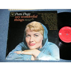 画像: PATTI PAGE - SAY WONDERFUL THINGS (Ex++/MINT-) /1963 US AMERICA  ORIGINAL"2 EYES with GURANTEED HUGH FIDELITY Label" MONO Used  LP 