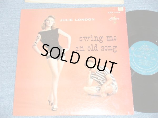 画像1: JULIE LONDON -  SWING ME AN OLD SONG ( RARE COVER Design :  Turquoise color Label Ex+/Ex+ Looks:Ex) / 1959 MONO "1st PRESS Turquoise Color LABEL" Used LP
