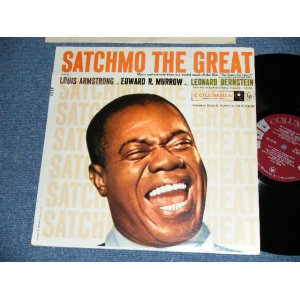 画像: LOUIS ARMSTRONG - SATCHMO THE GREAT ( VG++/Ex+++ )  / 1957 CANADA ORIGINAL " 6 EYES with MAROON  LABEL" MONO Used LP  