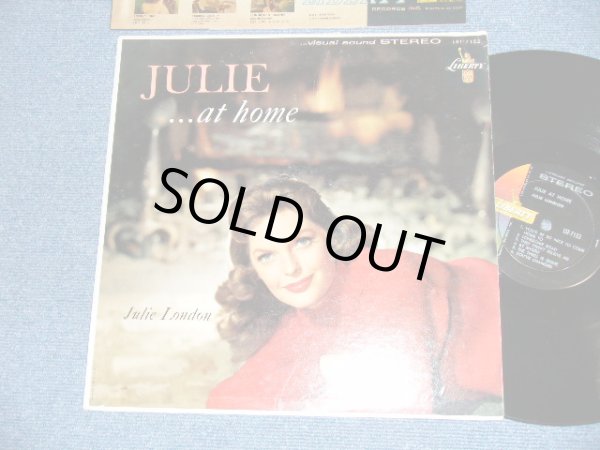 画像1: JULIE LONDON - JULIE ... AT HOME  ( Ex++/Ex+ Looks:Ex+++ ) / 1960 US AMERICA ORIGINAL "MULTI COLOR Label" STEREO Used  LP 