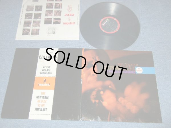 画像1: JOHN COLTRANE - 'LIVE' AT VILLAGE VANGUARD (BLACK With RED BORDER "IMPULSE!" and "ABC" in MULTI-COLORED BOXES at TOP Label : Ex++,Ex+++/VG+++.Ex++ )   / 1968 Version US AMERICA Used LP 