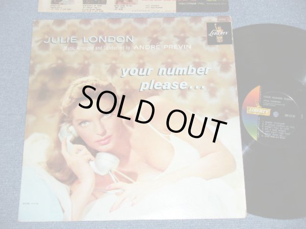 画像1: JULIE LONDON - YOUR NUMBER PLEASE (Ex++/MINT-). / 1960 Version US AMERICA ORIGINAL 2nd Press "COLOR LIBERTY on LEFT  Labei" MONO Used LP