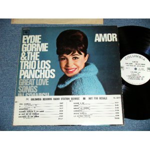 画像: EYDIE GORME & TRIO LOS PANCHOS -  AMOR ( Ex+++/Ex+++ )  / 1964 US AMERICA ORIGINAL "WHITE LABEL PROMO"  MONO Used LP