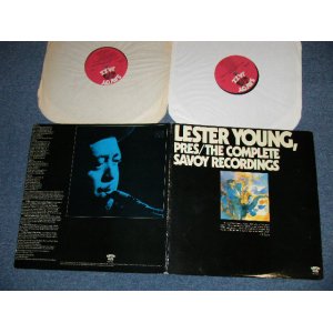 画像: LESTER YOUNG  - PRES/THE COMPLETE SAVOY RECORDINGS (Ex+/Ex+++ C-2~4 : Ex)  /1976  US AMERICA ORIGINAL Used 2-LP  