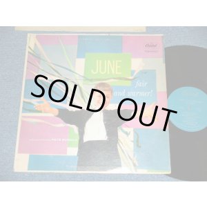 画像: JUNE CHRISTY -  FAIR AND WARMER!  ( Ex-/Ex+++) / 1957 US AMERICA ORIGINAL "1st Press TURQUOISE Label"  MONO Used LP 