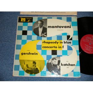 画像: MANTOVANI - GERSHWIN : RAPSODY IN BLUE CONCERTO IN F  (UK EXPORT/Made in ENGLAND  : ffrr Label :Ex+/Ex+++)  / 1955  US AMERICA ORIGINAL + UK EXPORT  MONO Used  LP