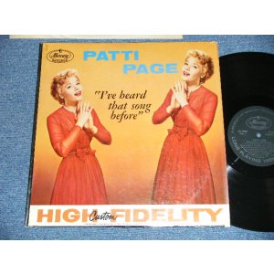画像: PATTI PAGE   - I'VE HEARD THAT SONG BEFORE ( Ex+/E+++ )  / 1957 US AMERICA ORIGINAL"2nd Press Label"  MONO Used LP 