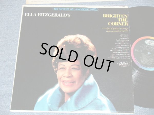 画像1: ELLA FITZGERALD - BRIGHTEN THE CORNER  ( Ex++/Ex+++ )  /  1967 US AMERICA ORIGINAL "BLACK with RAINBOW & CAPITOL Logo on TOP" Label  STEREO Used LP 