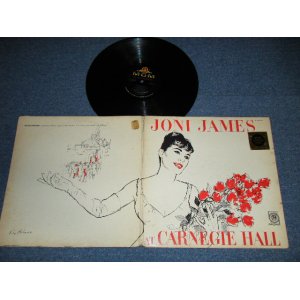 画像: JONI JAMES - AT CARNEGIE HALL ( Ex/Ex+) / 1959 US ORIGINAL "Black Label"   STEREO Used  LP