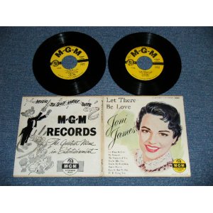 画像: JONI JAMES - LET THERE BE LOVE ( Ex++/Ex++ )  / 1953 US AMERICA ORIGINAL"YELLOW LABEL" MONO Used 7"45 rpm Double EP with PICTURE SLEEVE 