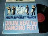 画像: COZY COLE feat. GENE KRUPA, RAY McKINLEY, PANAMA FRANCIS   DRUM BEAT FOR DANCING FEET ( Ex++/Ex+++) / 1962 US AMERICA ORIGINAL Used  LP