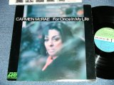 画像: CARMEN McRAE -  FOR ONCE IN MY LIFE ( Ex++/Ex++ Looks:Ex+ )  /  1967 US AMERICA ORIGINAL "GREEN and BLUE Label" STEREO Used LP 