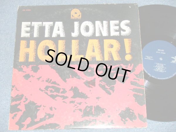 画像1: ETTA JONES -  HOLLAR!  ( Ex/Ex+++)  / 1964 Version  US AMERICA 3rd Press "DARK BLUE with SILVER print TRIDENT logo Oon RIGHT Label" MONO Used LP