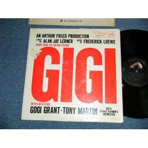 画像: ost  GOGI GRANT / TONY MARTIN with DENNIS FARNON'S ORCHESTRA  - SONGS FROM THE MOTION PICTURE "GIGI"  ( VG++/Ex+++ )  / 1958 US AMERICA ORIGINAL MONO Used  LP