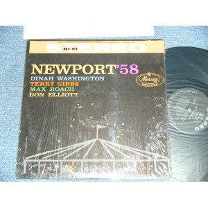 画像: DINAH WASHINGTON+TERRY GIBBS+MAX ROACH+DON ELLIOTT+URBIE GREEN - NEWPORT '58 ( Ex+++/Ex+++) / 1960 US AMERICA ORIGINAL STEREO Used LP