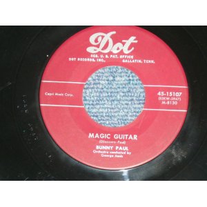 画像: BUNNY PAUL - MAGIC GUITAR : NEVER LET ME GO ( Ex++/Ex++)  / 1956 US AMERICA ORIGINAL Used 7"45 Single 