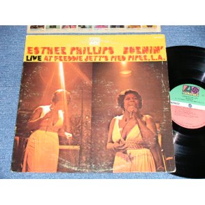 画像: ESTHER PHILLIPS - BURNIN' : LIVE AT FREDDIE JETT'S PIED PIPER,L.A.  ( VG++/Ex++ ) / 1970 US ORIGINAL "1841 BROADWAY" Label Used LP 