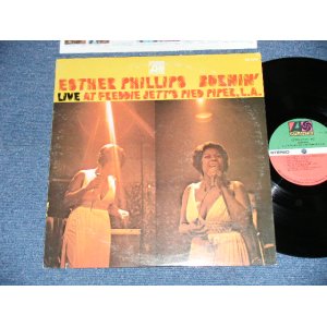 画像: ESTHER PHILLIPS - BURNIN' : LIVE AT FREDDIE JETT'S PIED PIPER,L.A.  ( Ex+/Ex+++ A-1:Ex+ :Cut out ) / 1970 US ORIGINAL "1841 BROADWAY" Label Used LP 