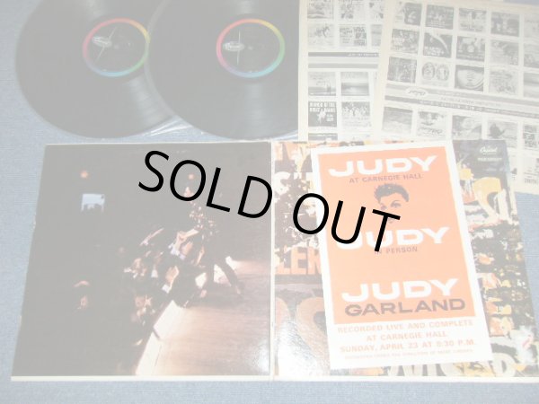 画像1: JUDY GARLAND - JUDY AT CARNEGIE HALL (Ex+++/Ex+++) / 1961 US AMERICA ORIGINAL 1st Press "BLACK with RAINBOW Ring 'CAPITOL' Logo on LEFT Label" MONO Used 2-LP's 