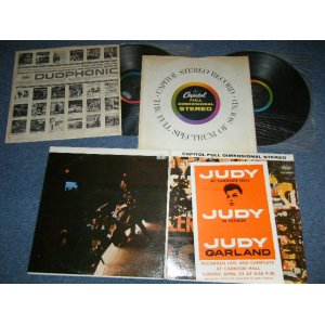 画像: JUDY GARLAND - JUDY AT CARNEGIE HALL   ( Ex++,Ex/Ex+++ : stearobc) / 1961 US AMERICA ORIGINAL 1st Press "BLACK with RAINBOW Ring 'CAPITOL' Logo on LEFT Label" STEREO Used 2-LP's 