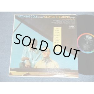 画像: NAT KING COLE GEORGE SHEARING  - NAT KING COLE sings /GEORGE SHEARING plays  (Ex++/Ex++) / 1963 US AMERICA ORIGINAL 2nd Press "BLACK with RAINBOW Band with CAPITOL Logo on TOP Label"  MONO  Used LP