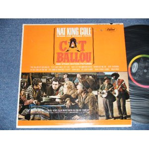 画像: NAT KING COLE  - SINGS HIS SONGS FROM "CAT BALLOU"  ( Ex/Ex+ Looks:Ex : EDSP) / 1965 US AMERICA ORIGINAL 1st Press "BLACK with RAINBOW Band with CAPITOL Logo on TOP Label"  MONO  Used LP
