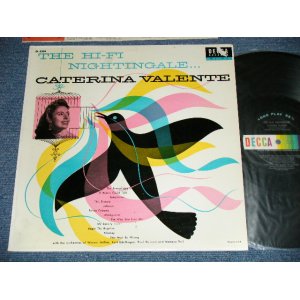 画像: CATERINA VALENTE - THE HI-FI NIGHTINGALE ... ( Ex/Ex+++,Ex+ ) / 19560's US ORIGINAL 2nd Press "BLACK with RAINBOW Color Label" MONO Used LP