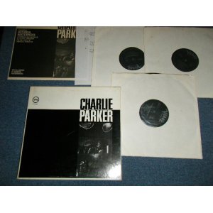 画像: CHARLIE PARKER - PERFORMING : HISTORICAL MASTERPIECES   ( Ex+/MINT- ) / 1960's WEST-GERMANY   ORIGINAL  Used 3- LP's  Box Set 