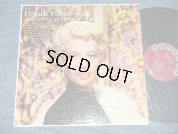 画像1: DINAH SHORE - Sings COLE PORTER AND RICHARD RODGERS  (Ex++/MINT- )   / 1957 US AMERICA ORIGINAL MONO Used LP 