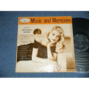 画像: GEORGIA GIBBS- - MUSIC AND MEMORIES   (  Ex++,VG+++/Ex+++ : Tape Seam)  / 1955 US AMERICA ORIGINAL MONO Used LP 