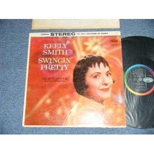 画像: KEELY SMITH - SWINGIN' PRETTY ( Ex/Ex+++  EDSP )  / 1959 US AMERICA ORIGINAL "BLACK With RAINBOW Label"  STEREO Used LP 