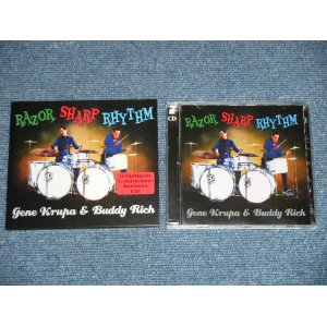 画像: GENE KRUPA & BUDDY RICH - RAZOR SHARP RHYTHM  (NEW) / 2012 EUROPE ORIGINAL "BRAND NEW"  3-CD
