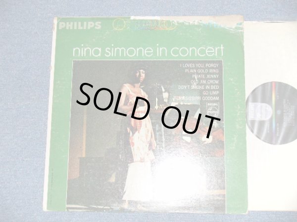 画像1: NINA SIMONE - NINA SIMONE IN CONCERT ( Poor/Ex+ Looks;Ex+++ ) / 1964 US AMERICA ORIGINAL STEREO Used LP 