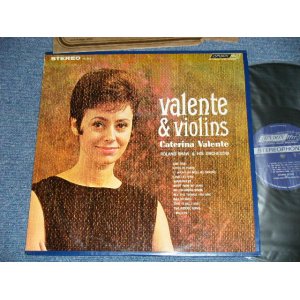 画像: CATERINA VALENTE -  VALENTE  & VIOLINS (  MATRIX NUMBER    A) 1E B) 6L  ) (Ex/MINT-WOBC, Tapeon Edge  )  / 1964? UK EXPORT US AMERICA ORIGINAL STEREO Used LP 
