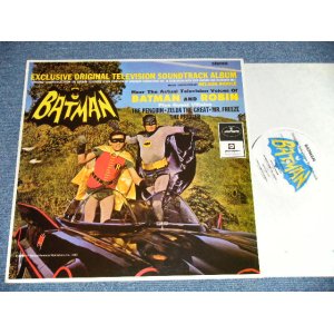 画像: "BATMAN "  EXCLUSIVE Original TELEVISION Sound Track Album -  NELSON RIDDLE  (Ex+++/MINT)  / UK ENGLAND REISSUE Used LP 