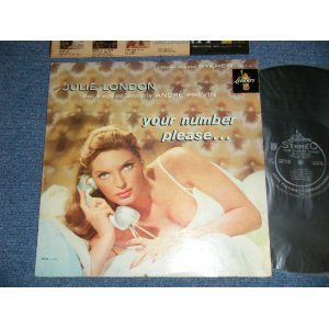 画像: JULIE LONDON - YOUR NUMBER PLEASE ...(Ex++, Ex+/Ex Looks:Ex+++ B-1,2,3:VG+++) / 1959 US AMERICA ORIGINAL 1st Press "BLACK with SILVER Print Label" STEREO Used LP