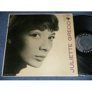 画像: JULIETTE GRECO - JULIETTE GRECO ( Ex++/Ex++ Looks:Ex+++  / 1960 US AMERICA ORIGINAL MONO  Used LP 
