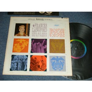 画像: FRANCES LANGFORD - SINGS OLD SONG FOR OLD FRIENDS   (Ex+/Ex+++ A-1,2:Ex) / 1963 US AMERICA ORIGINAL "BLACK with RAINBOW Label with CAPITOL on Top" STEREO Used LP
