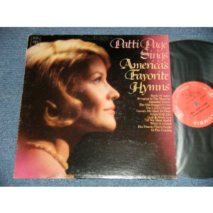 画像: PATTI PAGE -  SINGS AMERICA'S FAVORITE HYMNS  ( Ex+/MINT-) /1966 US AMERICA ORIGINAL 360 Sound Label  MONO Used LP  