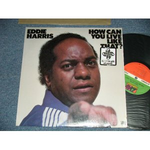 画像: EDDIE HARRIS - HOW CAN YOU LIVE LIKE THAT?  (MINT-/MINT-  Cut Out) / 1977  US AMERICA ORIGINAL 1st Press "GREEN & RED Label" "Small 75 ROCKFELLER  Label"  Used LP 