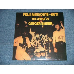 画像: FELA ANIKULAPO KUTI & AFRICA 70 with GINGER BAKER of Cream - LIVE!  (SEALED) /   US AMERICA   REISSUE "BRAND NEW SEALED"  LP 