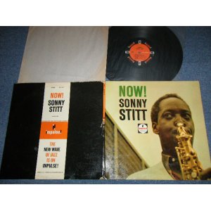 画像: SONNY STITT - NOW!  (Ex+/Ex+, Ex++)  / 1963 US AMERICA ORIGINAL"ORANGE with BLACK RING Label"  MONO Used LP 