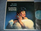 画像: DAKOTA STATON - THE LATE, LATE SHOW (Her Debut Album)  (Ex++/MINT- EDSP )  / 1957 US AMERICA  1sT Press "TURQUOISE Label"  MONO Used  LP