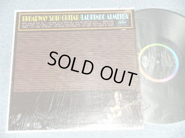 画像1: LAURINDO ALMEIDA - BROADWAY SOLO GUITAR  (MINT-/MINT) / 1964 US AMERICA ORIGINAL "BLACK with RAINBOW CAPITOL LOGO on TOP LABEL" MONO Used LP