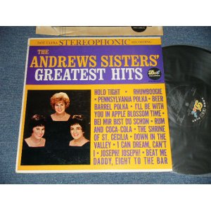 画像:  THE ANDREWS SISTERS - THE  ANDREWS SISTERS' GREATEST HITS /(Ex++/MINT-)  1962  US ORIGINAL STEREO  Used  LP