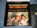 画像:  THE ANDREWS SISTERS - GREAT COUNTRY  HITS  (Ex+++/MINT-) / 1963  US ORIGINAL STEREO  Used  LP