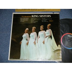 画像: THE KING SISTERS - TV'S WONDERFUL(GOSPEL / CHOIR ALBUM)  ( MINT-/Ex+++ Looks:MINT- MINT- )  / 1965  US AMERICA "1st Press BLACK with RAINBOW  Logo on TOP Label" MONO  Used  LP