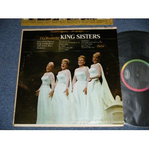 画像: THE KING SISTERS - TV'S WONDERFUL(GOSPEL / CHOIR ALBUM)  ( Ex+/MINT- EDSP )  / 1965  US AMERICA "1st Press BLACK with RAINBOW  Logo on TOP Label" STEREO  Used  LP