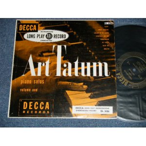 画像: ART TATUM - PIANO SOLOS VOLUME ONE  ( Ex+++/Ex++ ) / 1950 US AMERICA  ORIGINAL Used 10" LP